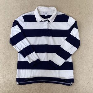 OLD NAVY YOUTH GIRL RUGBY STYLE SHIRT